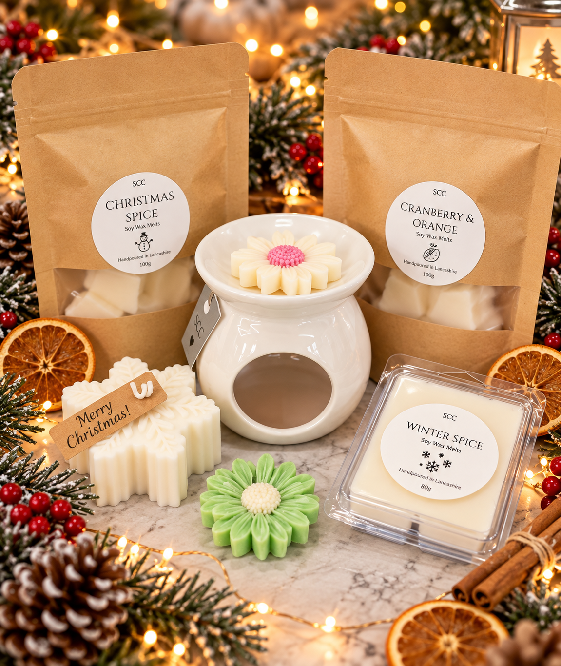 Christmas Soy Wax Melt Gift Set